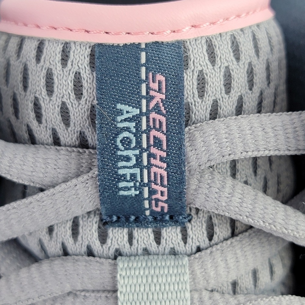 Skechers Arch Fit 2.0 Rainy Days Sneakers Womens 8 Grey Waterproof Walking Shoes - Picture 11 of 14